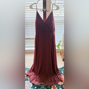 Birdy Grey Burgundy Maxi Dress